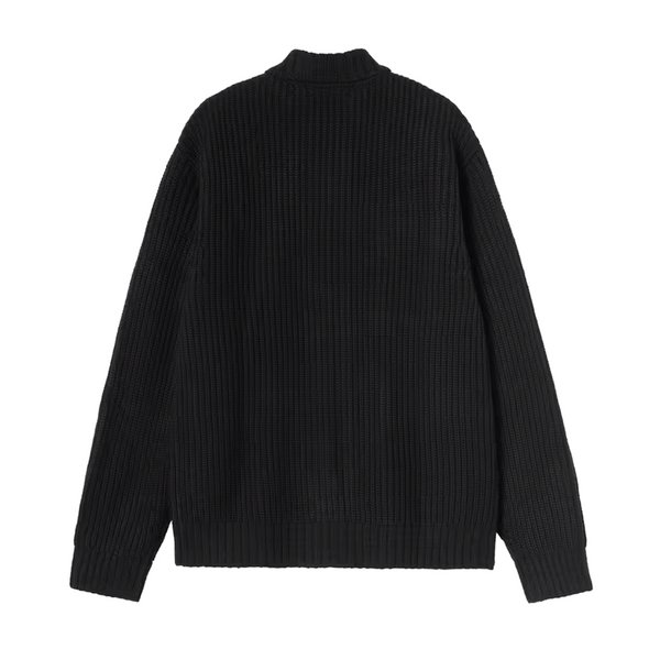 CARHARTT WIP - CHORE KNIT JACKET BLACK