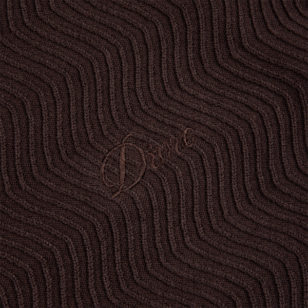 DIME - WAVE CABLE KNIT CHOCOLATE