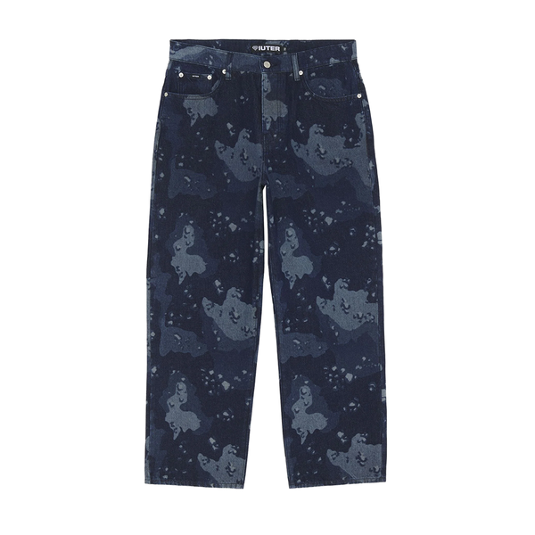 IUTER - CHOCO CHIP BAGGY DENIM PANTS