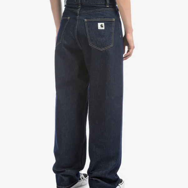 CARHARTT WIP - W’ BRANDON PANT SMITH COTTON DENIM BLUE RINSED