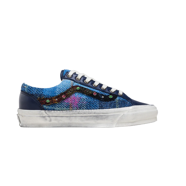 VANS - LX OLD SKOOL 36 HARRIS TWEED NAVY