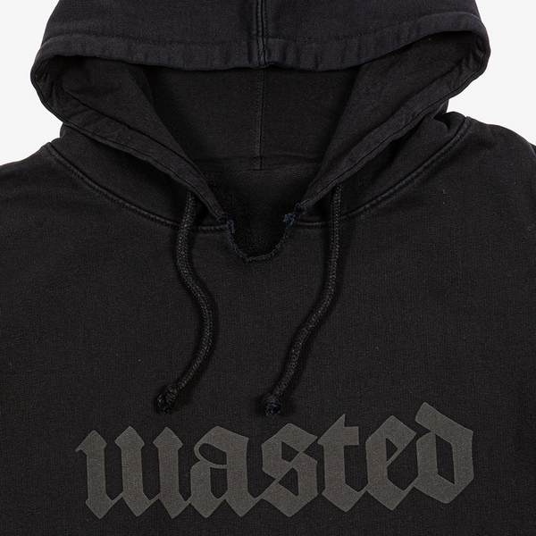 WASTED PARIS - SKIVE BOXY HOODIE BLACK