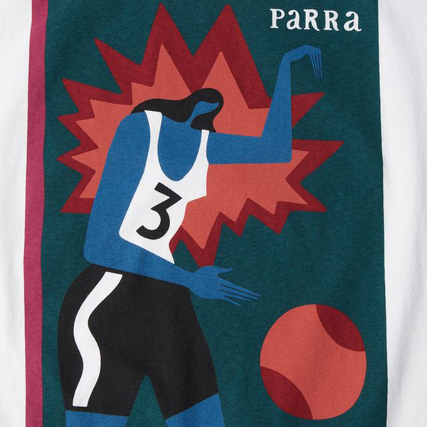 PARRA - BASEKETBALL T-SHIRT WHITE