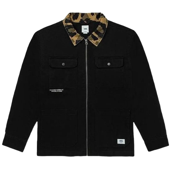 VANS - VANS ANAHEIM PRINT JACKET BLACK