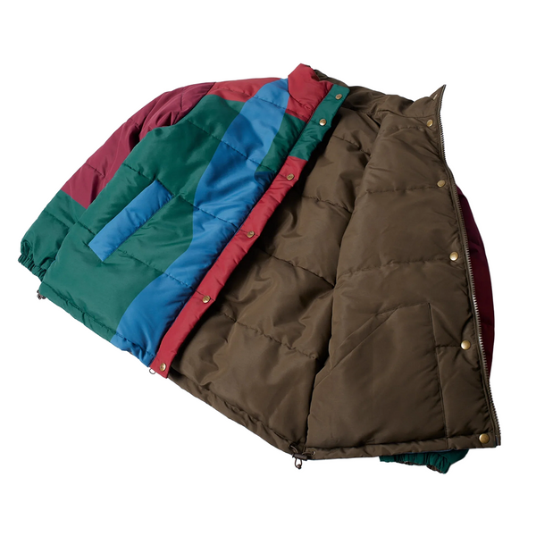 PARRA - PROTECT THE SUN REVERSIBLE PUFFER BROWN