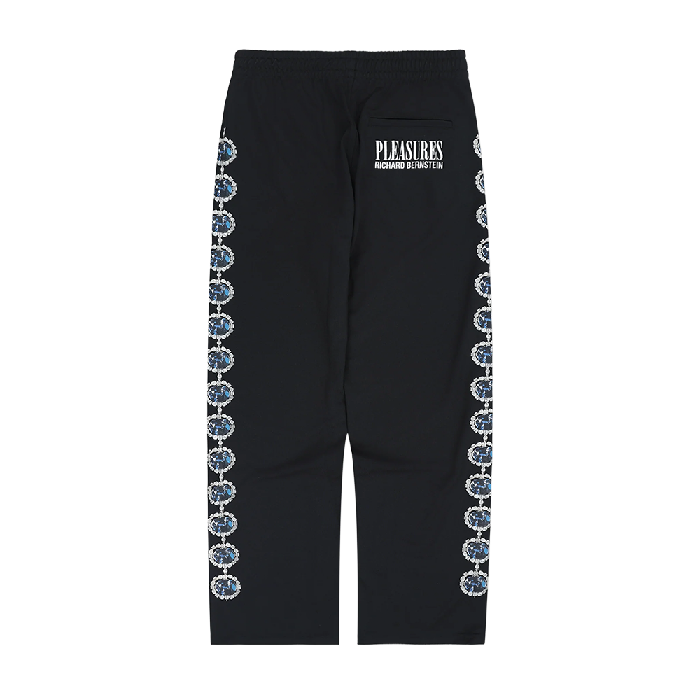 PLEASURES - BLACK MYTHIC HOPE TRACK PANTS BLACK S