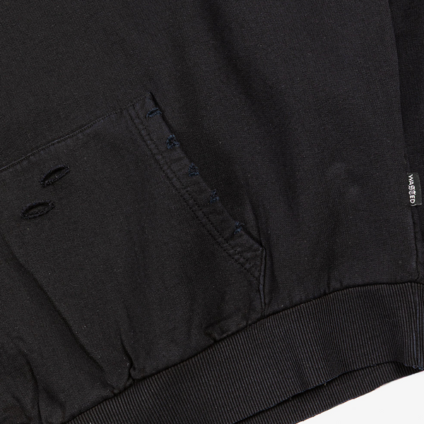 WASTED PARIS - SKIVE BOXY HOODIE BLACK