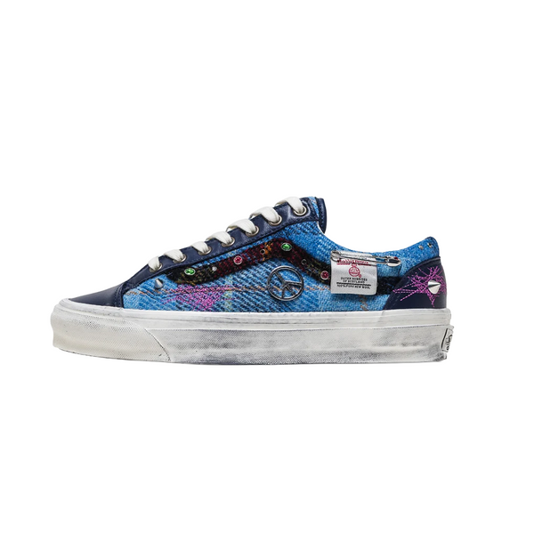VANS - LX OLD SKOOL 36 HARRIS TWEED NAVY