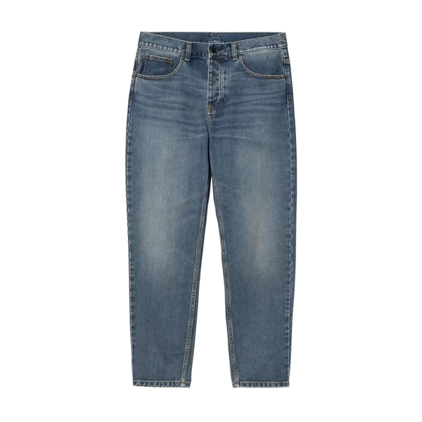CARHARTT WIP - NEWEL PANT BLUE DARK USED WASH