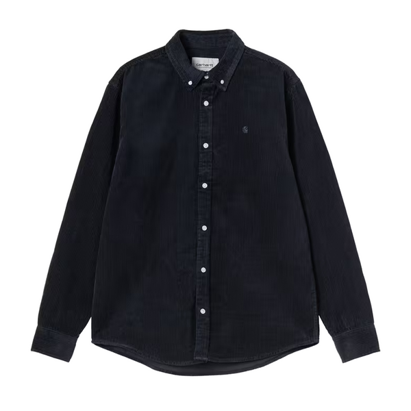 CARHARTT WIP - L/S MADISON CORD SHIRT DARK NAVY
