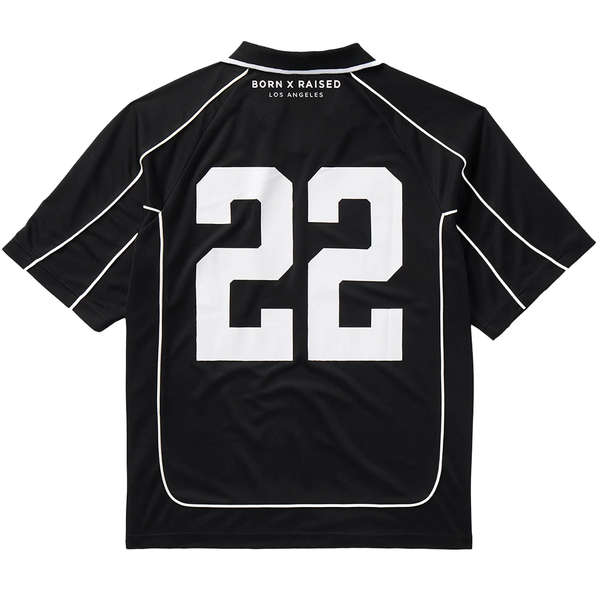BORN X RAISED - GOD LOVES THE HOMIES JERSEY BLACK