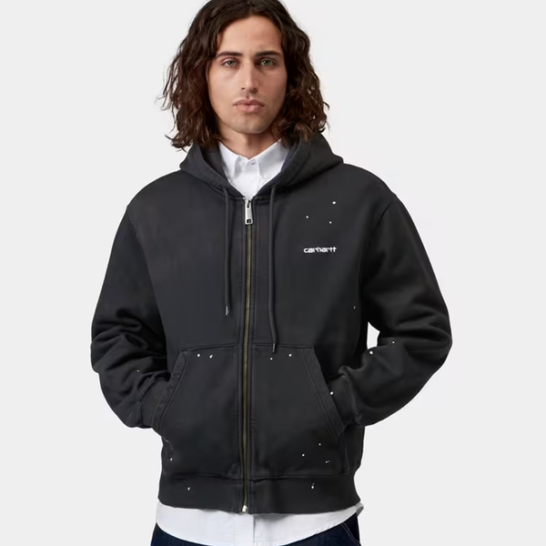 CARHARTT WIP - HOODED PAINTER JACKET BLACK