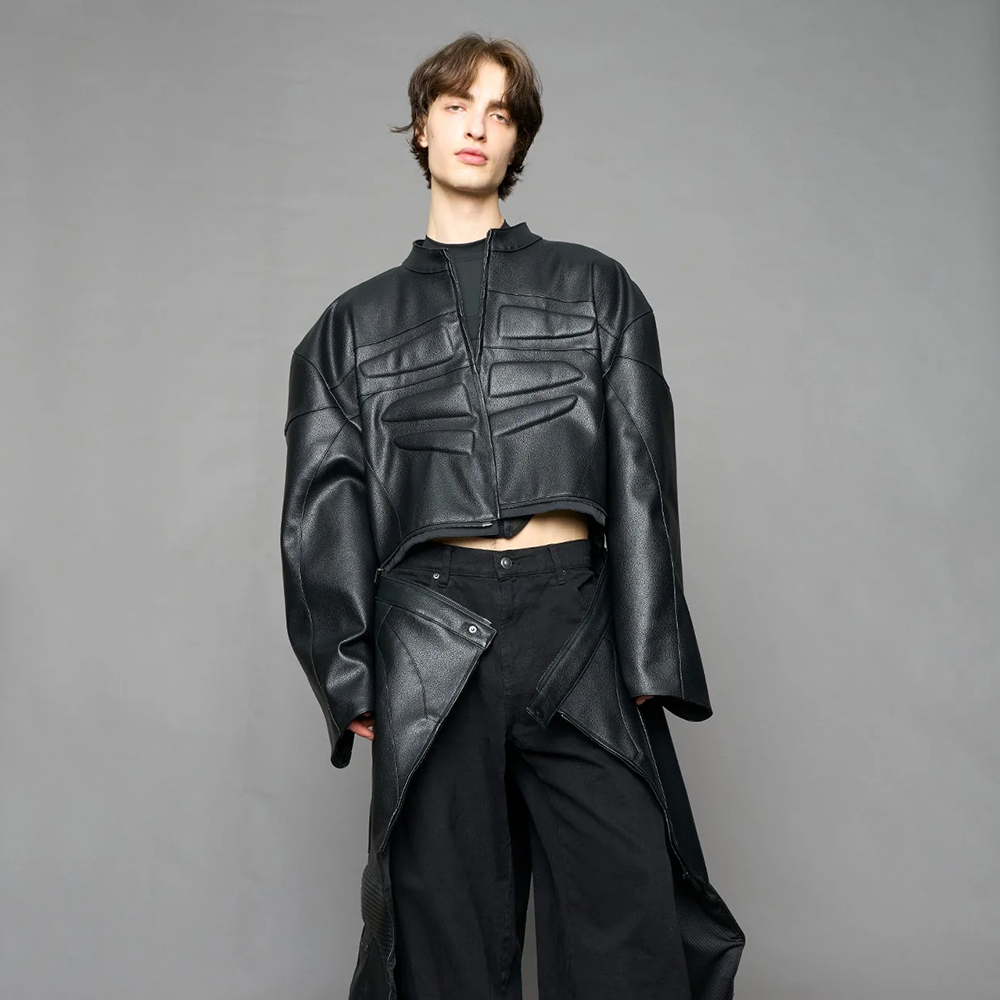 NAMILIA - MOTOCROSS LONG COAT BLACK