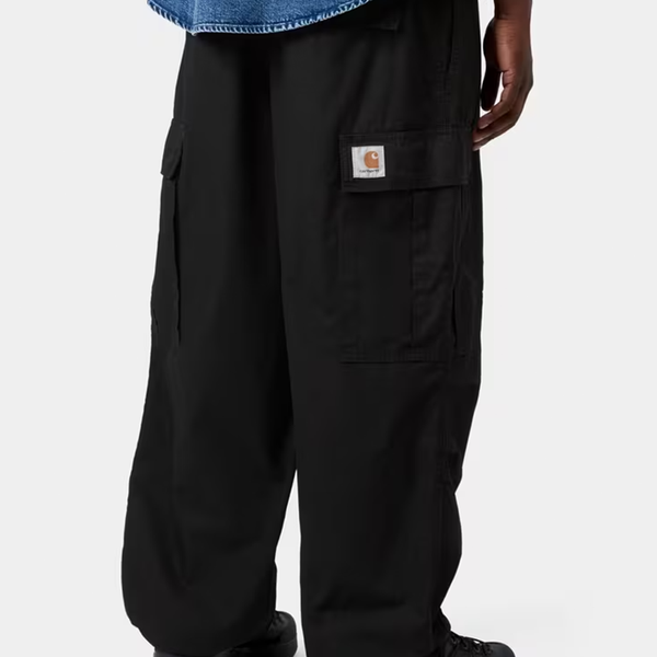 CARHARTT WIP - JET CARGO PANT BLACK RINSED