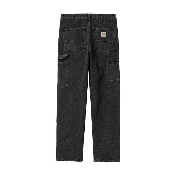 CARHARTT WIP - DOUBLE KNEE PANT BLACK STONE WASHED