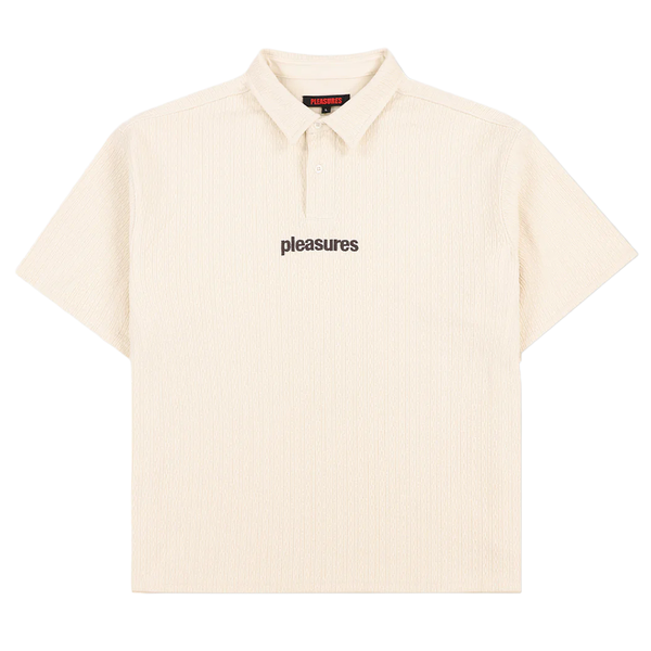 PLEASURES - CABLE POLO ECRU