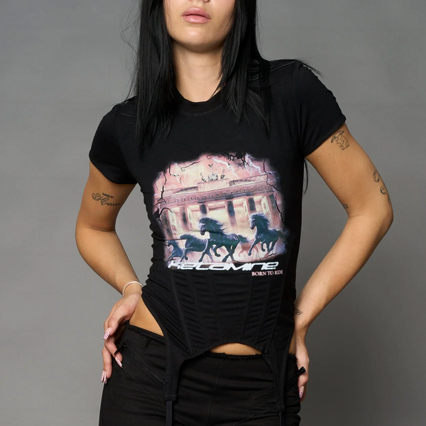 NAMILIA - KETA QUEEN CORSET MINI T-SHIRT