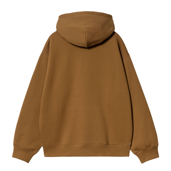 CARHARTT WIP - HOODED BROWN DUCKS SWEAT HAMILTON BROWN