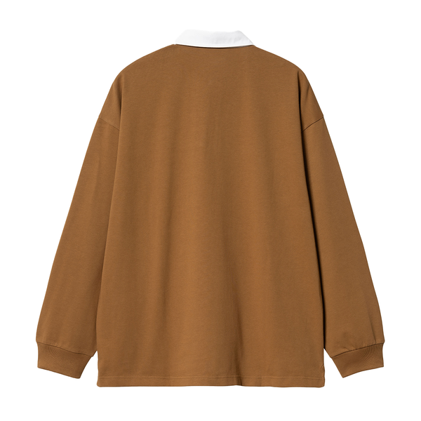 CARHARTT WIP - L/S DUCKS RUGBY SHIRT BROWN