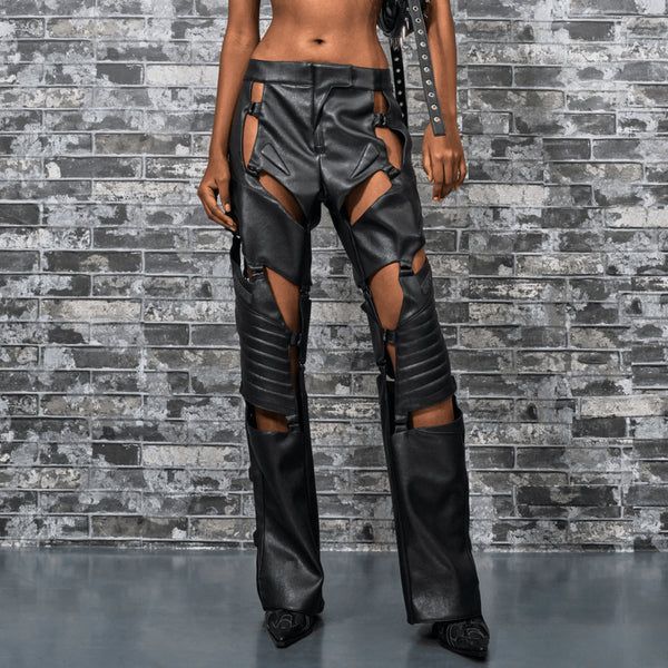 NAMILIA - BIKER FLOATING PANTS