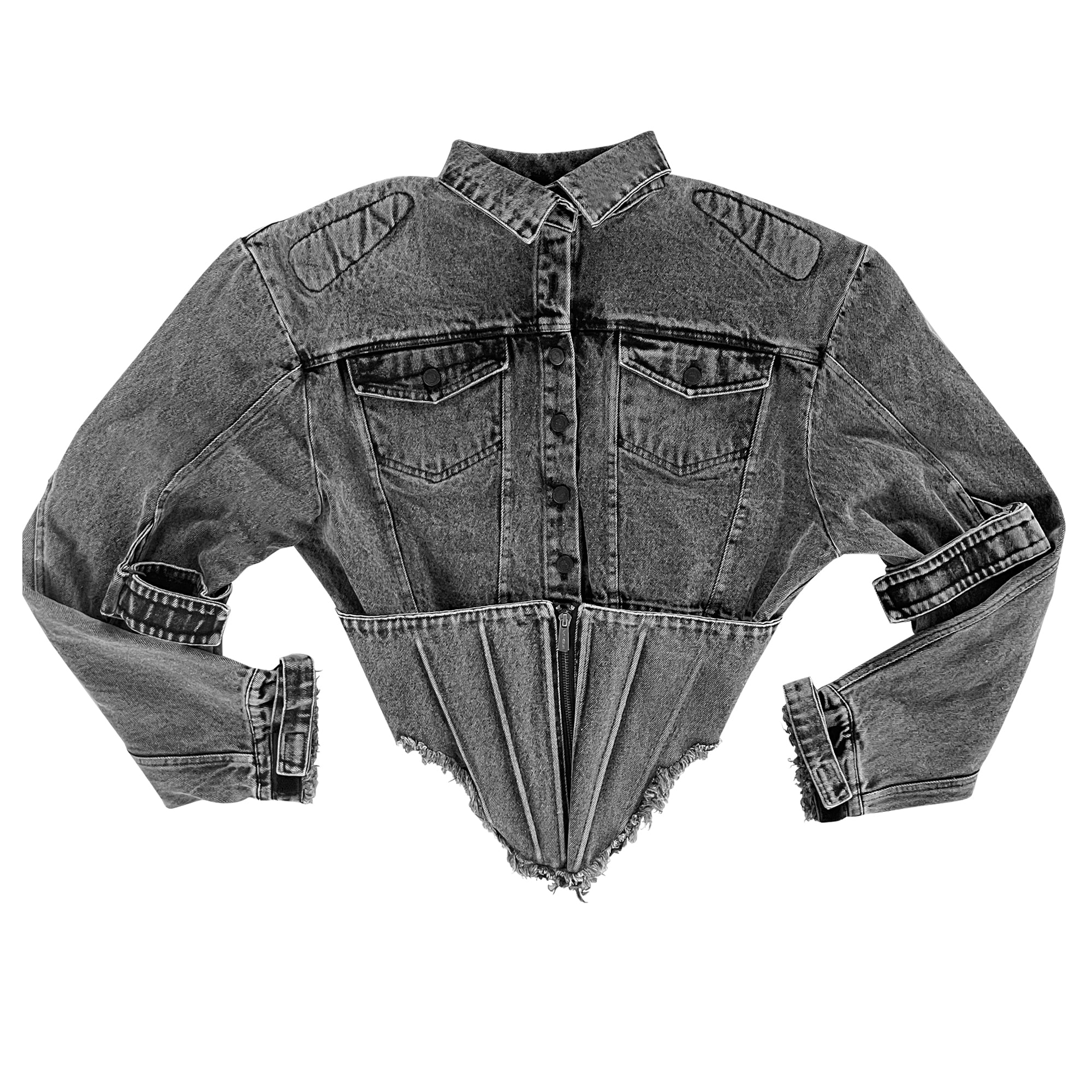 NAMILIA - DENIM CORSET JACKET