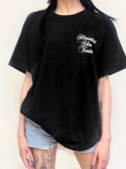 HANNIBAL STORE - SCRIPT T-SHIRT BLACK