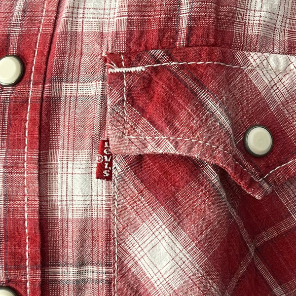 LEVI'S STANDARD FIT SHIRT RED