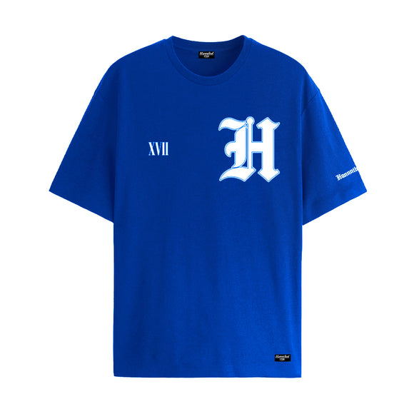 HANNIBAL STORE - XVII YEAR ANNIVERSARY T-SHIRT BLUE