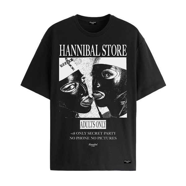 HANNIBAL STORE - ADULTS ONLY T-SHIRT BLACK