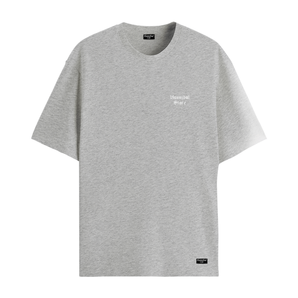 HANNIBAL STORE - GOTHIC TEE ASH GREY