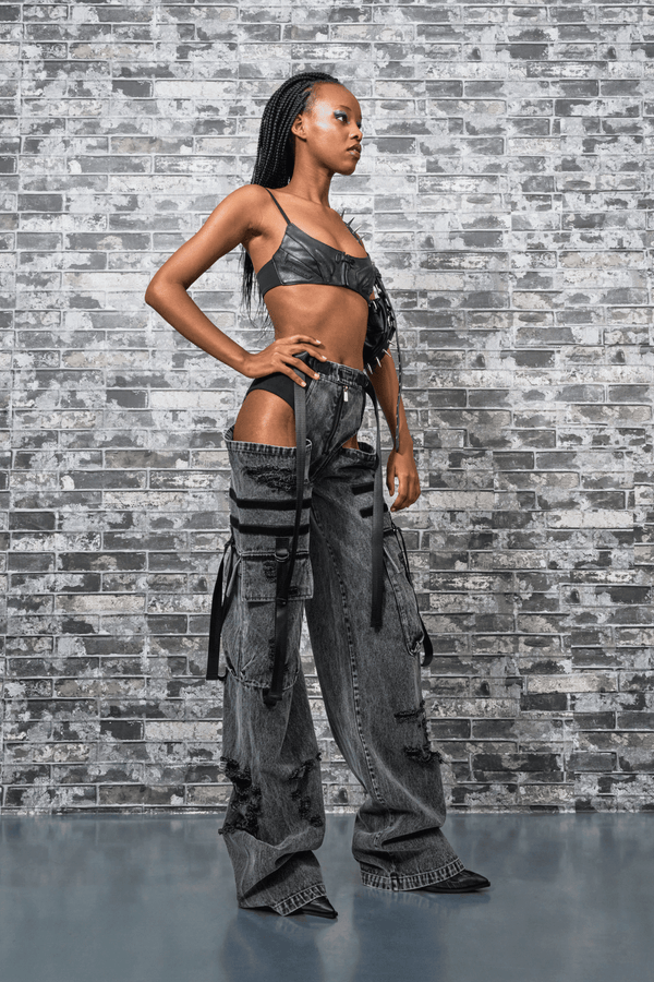 NAMILIA - DENIM PANTY TROUSERS