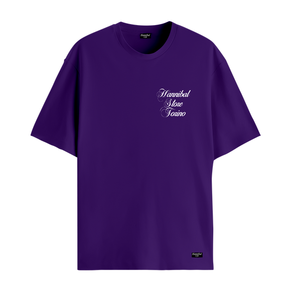 HANNIBAL STORE - SCRIPT T-SHIRT PURPLE