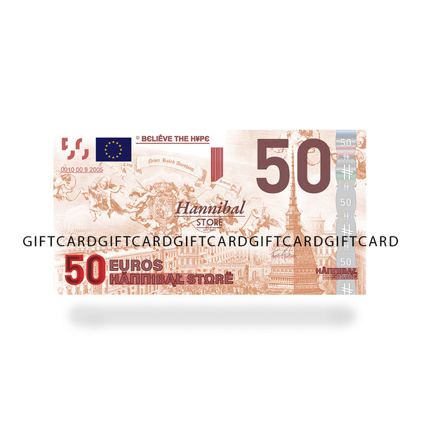 HANNIBAL STORE GIFT CASH CARDS 50