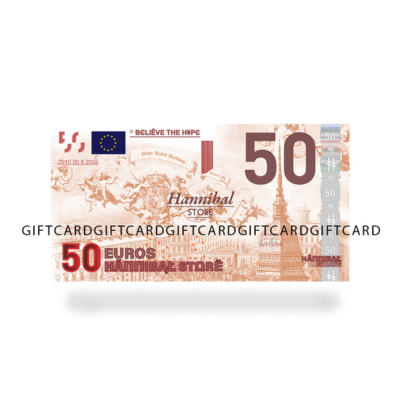 HANNIBAL STORE GIFT CASH CARDS 50