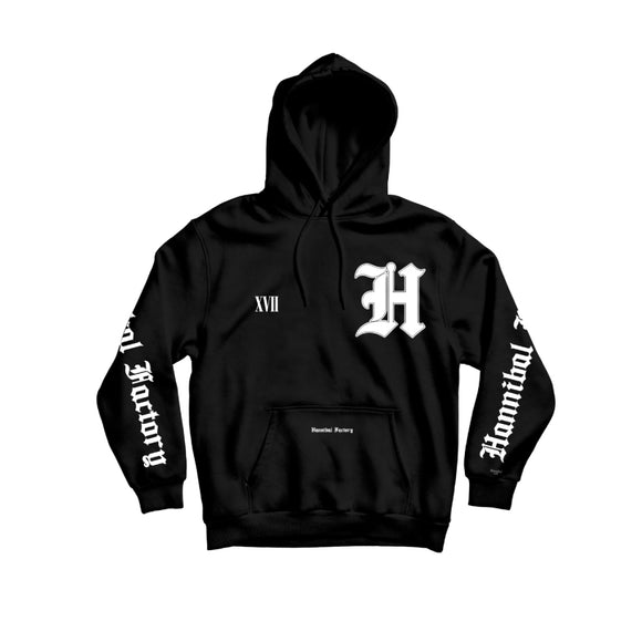 HANNIBAL STORE - XVII YEAR ANNIVERSARY HOODIE BLACK