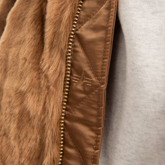 ALPHA INDUSTRIES - MA-1 OS FUR WMN CAMEL